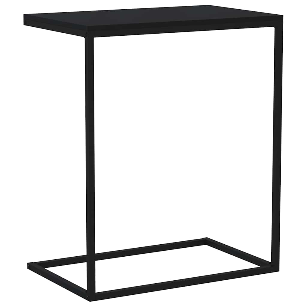 Side Table | Black | Engineered wood, Iron | Durable | Side Table