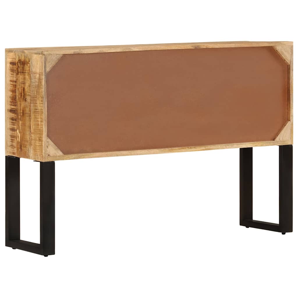 328275 vidaXL Sideboard 110x30x74 cm Rough Mango Wood