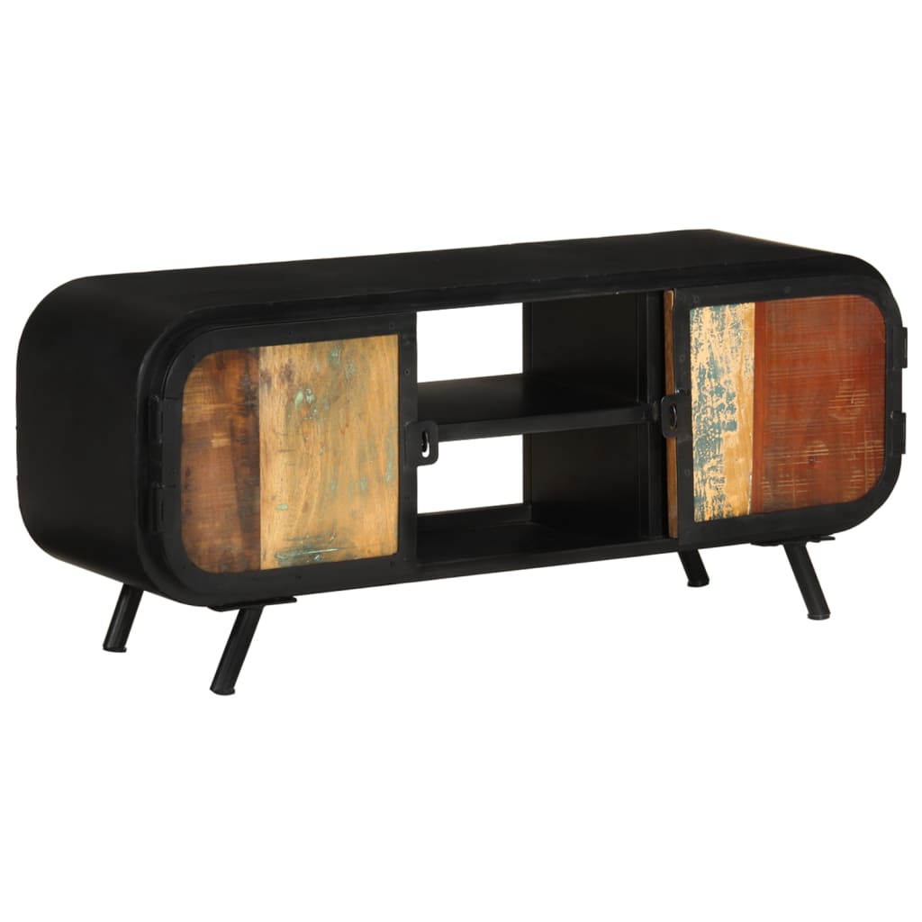 328413 vidaXL TV Cabinet 110x30x45 cm Solid Reclaimed Wood