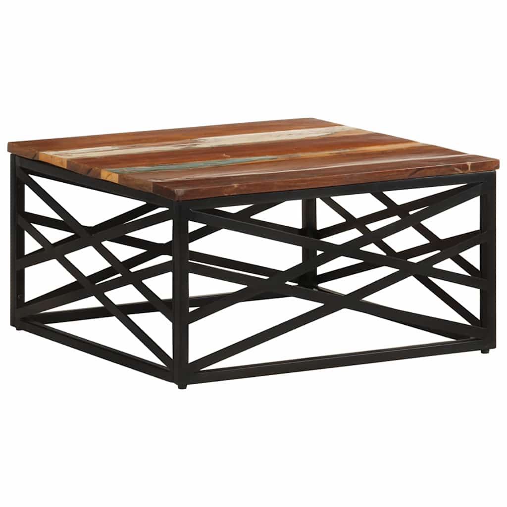 330075 vidaXL Coffee Table 68x68x35 cm Solid Reclaimed Wood