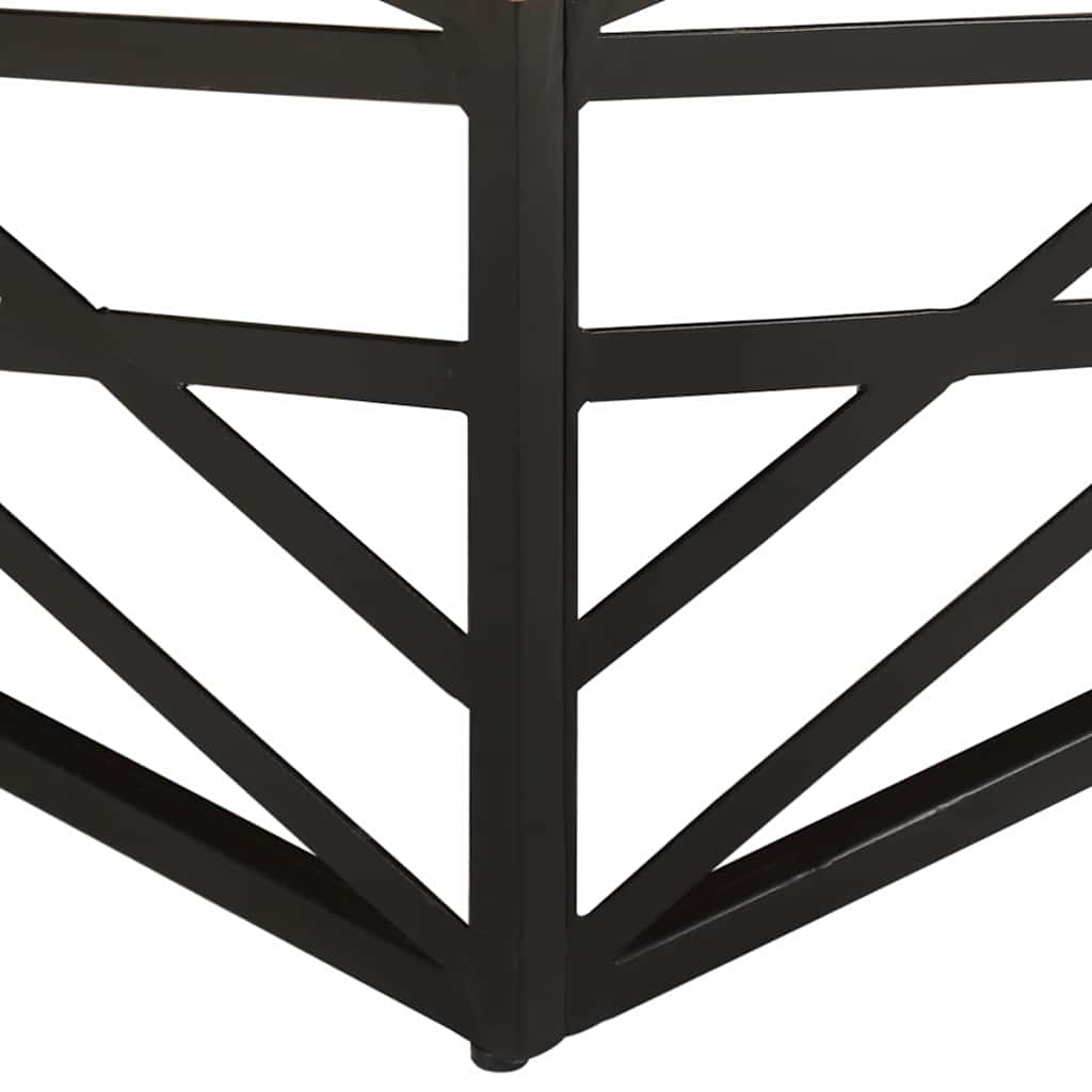 330075 vidaXL Coffee Table 68x68x35 cm Solid Reclaimed Wood