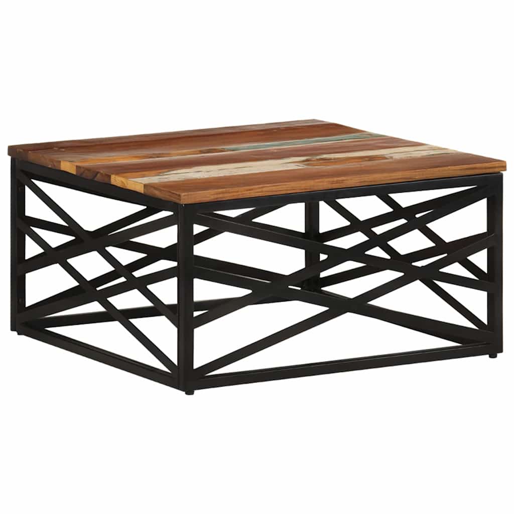 330075 vidaXL Coffee Table 68x68x35 cm Solid Reclaimed Wood