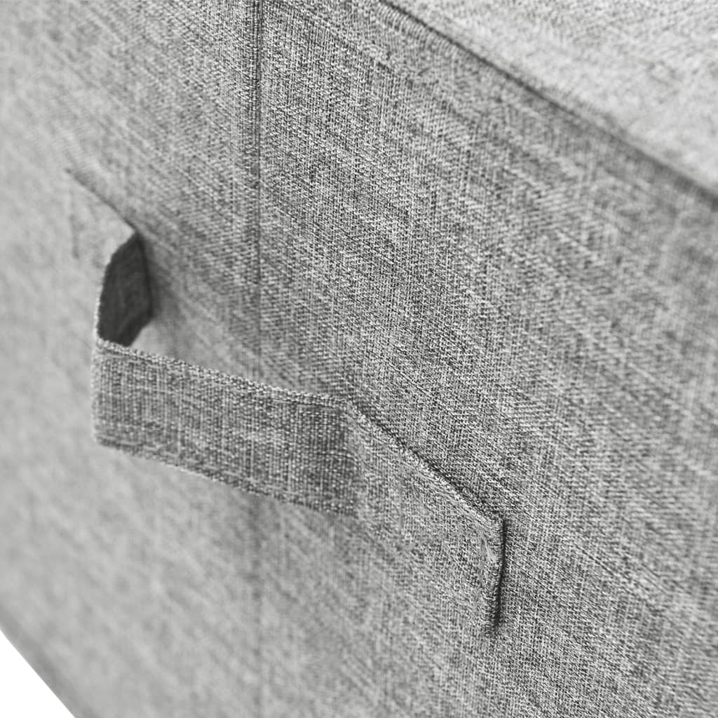 Storage Box Fabric 50x30x25 cm Grey