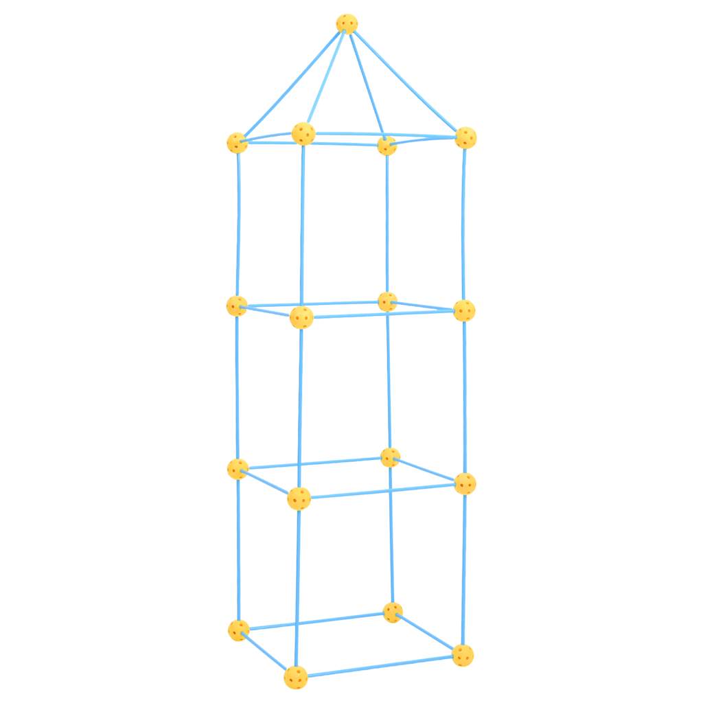 vidaXL 72 Piece Construction Fort Building Kit for Kids