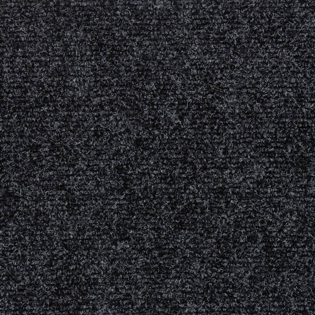 Stair Mats Self-adhesive 15 pcs 60x25 cm Dark Grey Rectangular