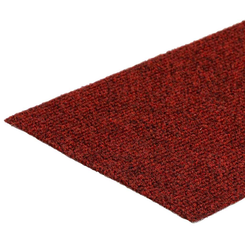 Stair Mats Self-adhesive 15 pcs 76x20 cm Bordeaux Red Rectangular