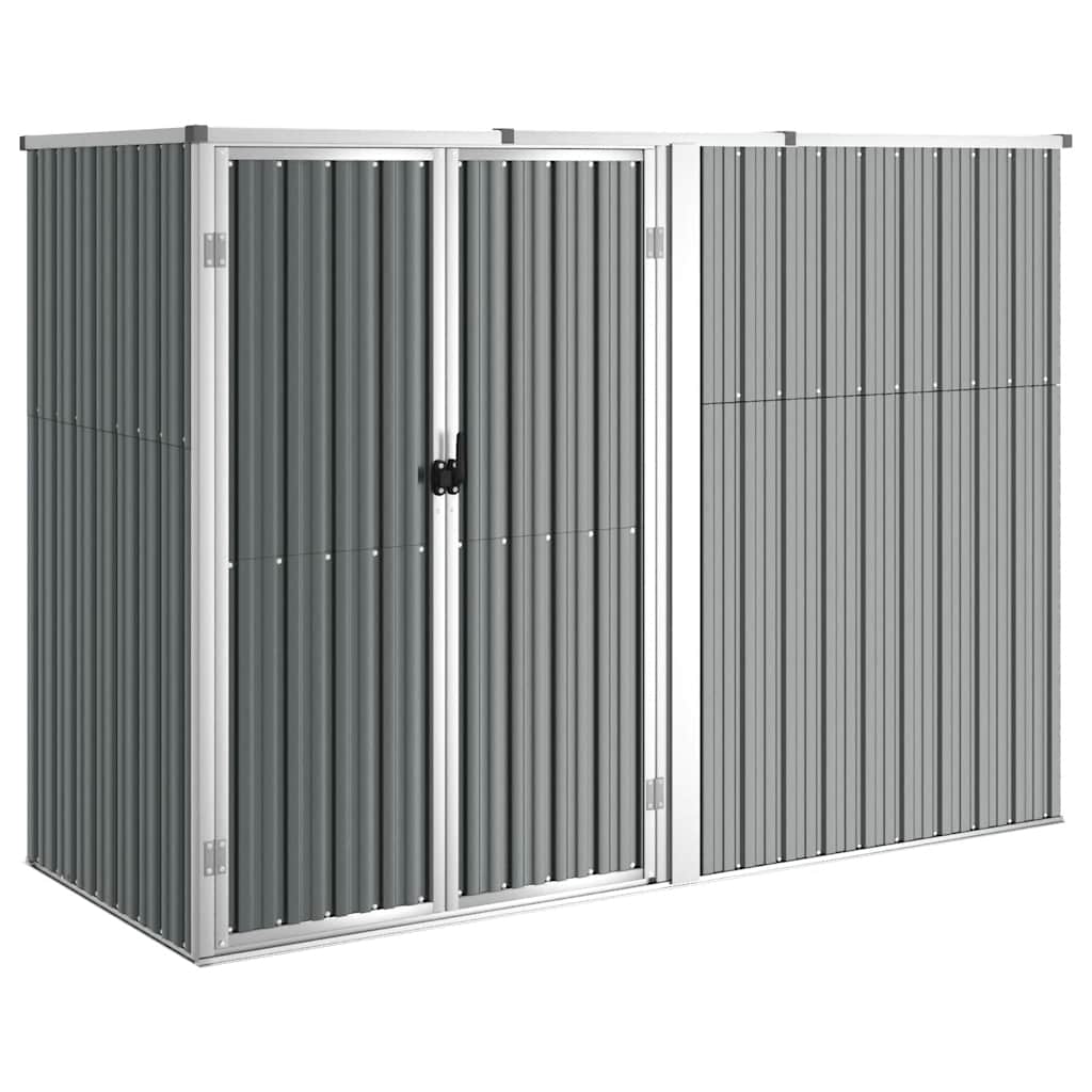 Tool Shed | Grey | Galvanised Steel | Large | Garden Tool Shed