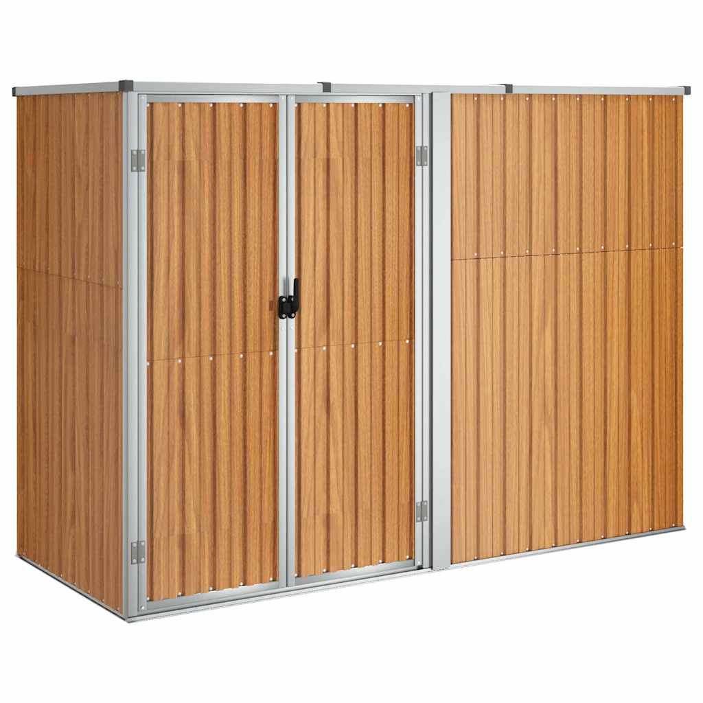 Tool Shed | Brown | Galvanised steel, metal | Large | Garden Tool Shed