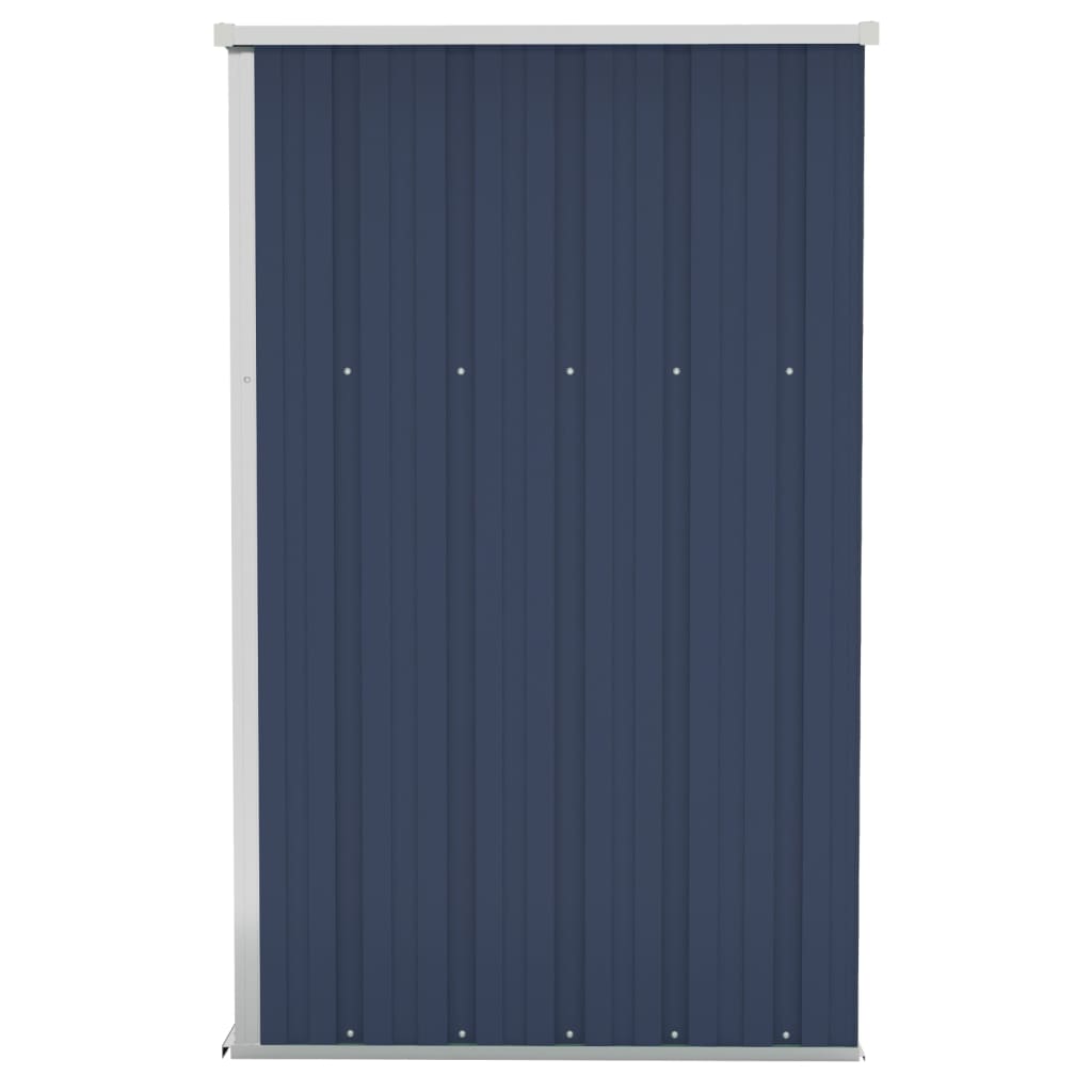 vidaXL Wall-mounted Garden Shed Anthracite 118x100x178 cm Steel