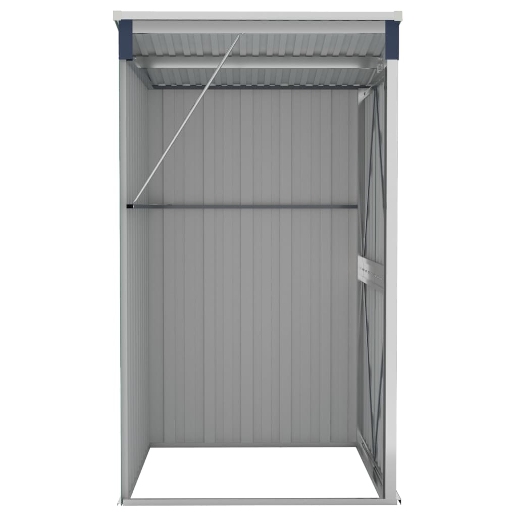 vidaXL Wall-mounted Garden Shed Anthracite 118x100x178 cm Steel