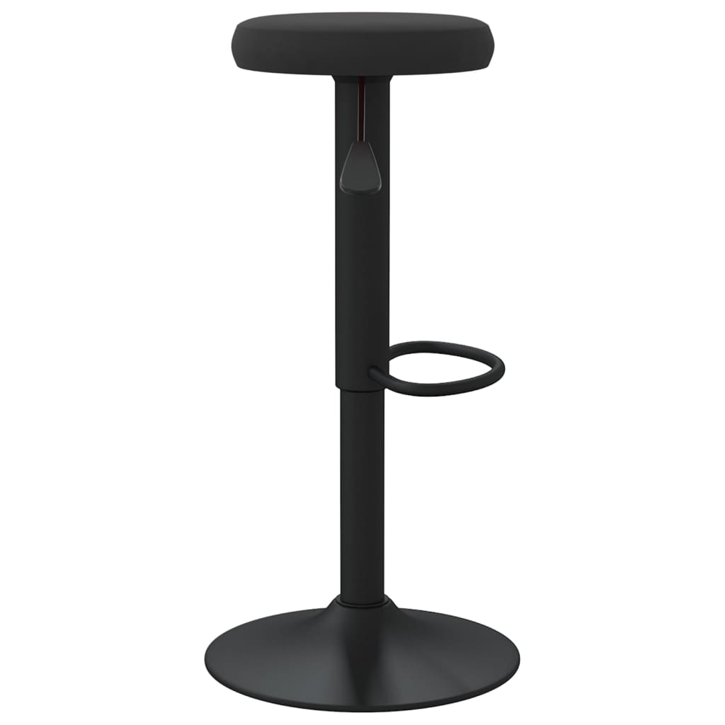 vidaXL Bar Stools 2 pcs Black Velvet