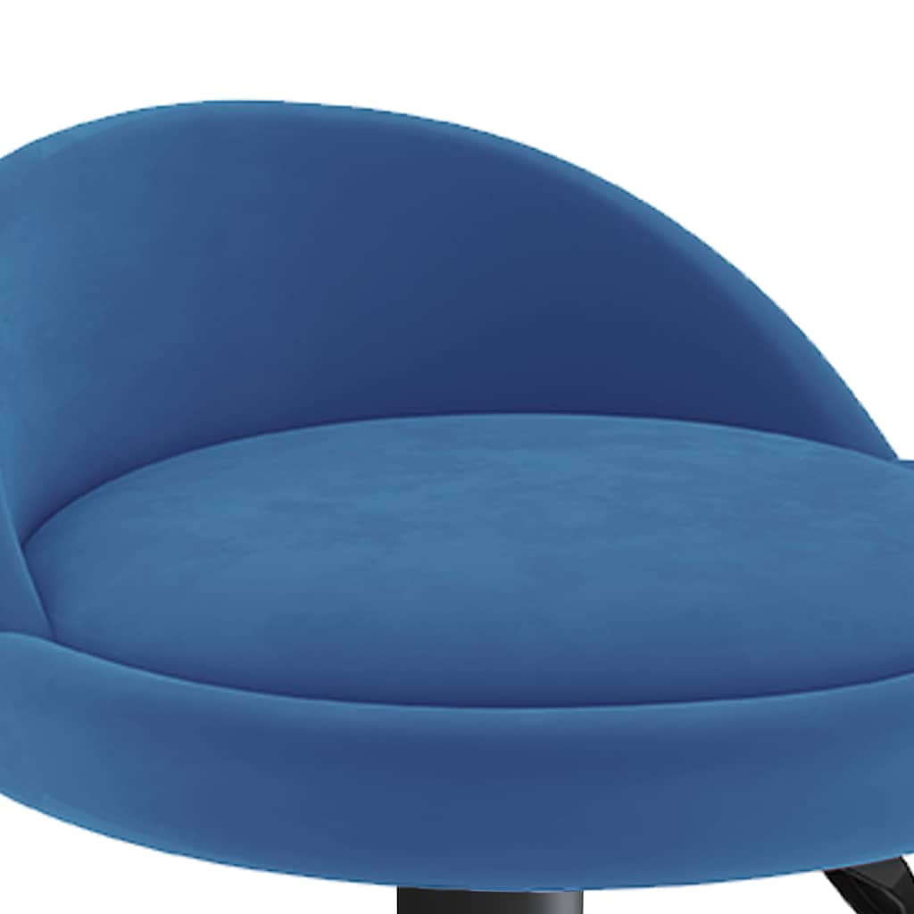 Bar Stool Blue Velvet