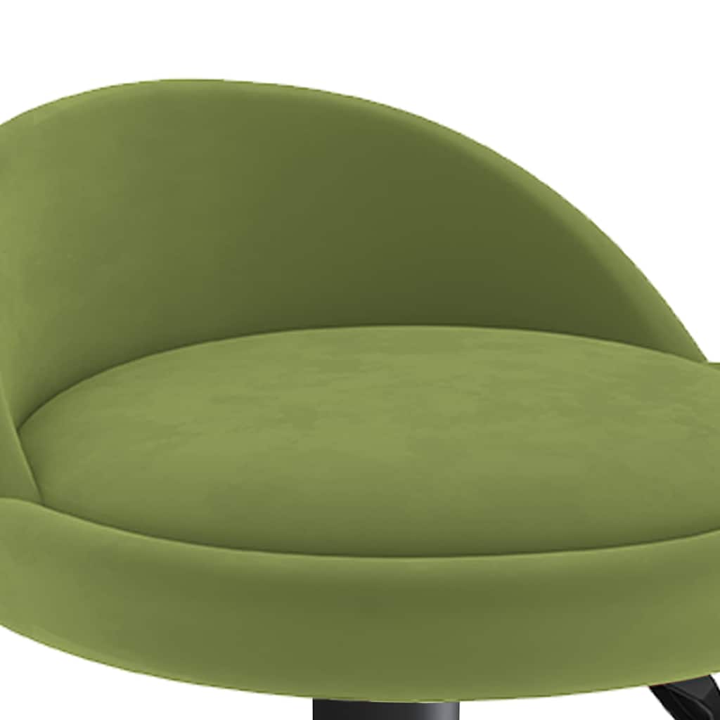 Bar Stools 2 pcs Light Green Velvet