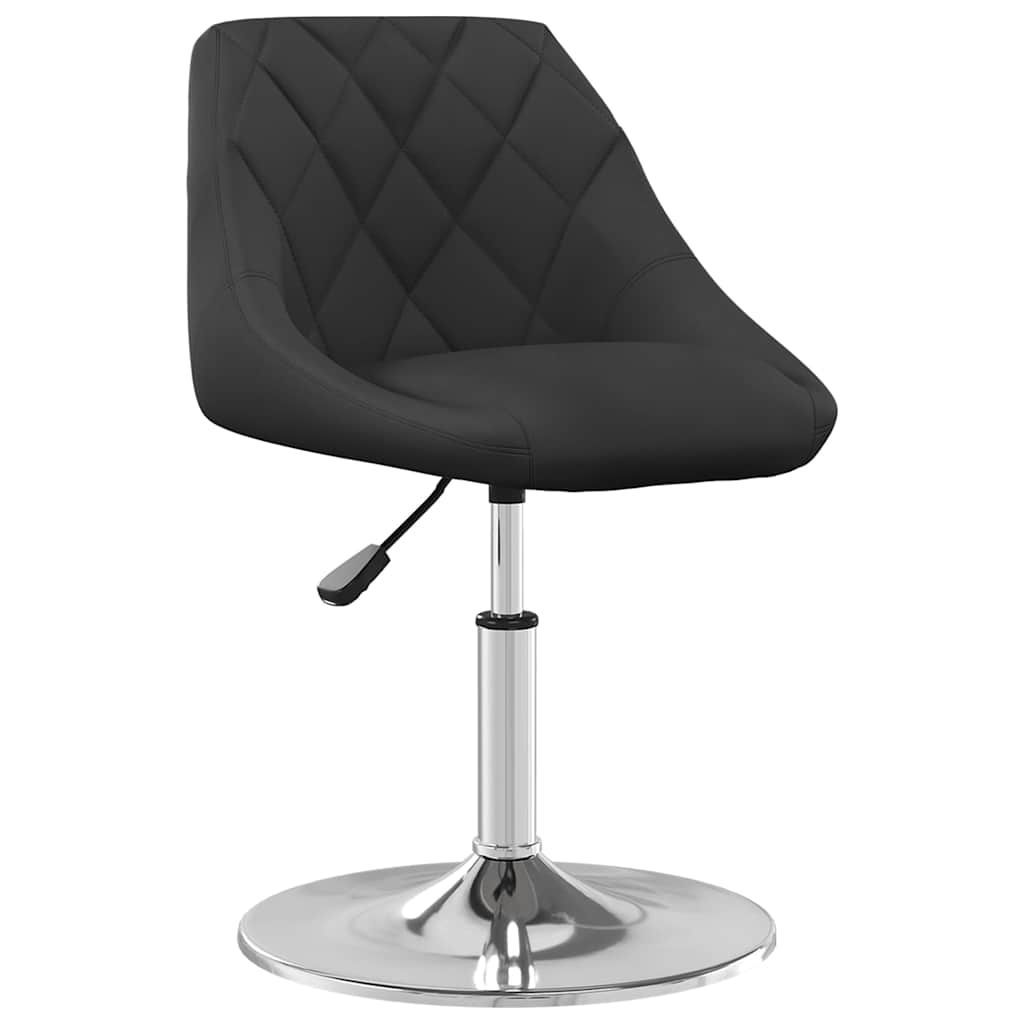 Swivel Dining Chairs 2 pcs Black Velvet