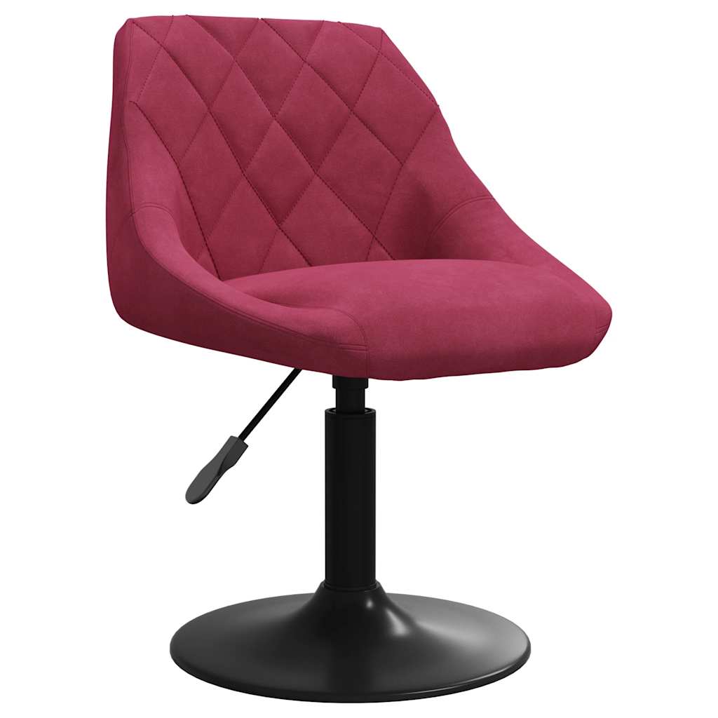 Bar Stool Wine Red Velvet