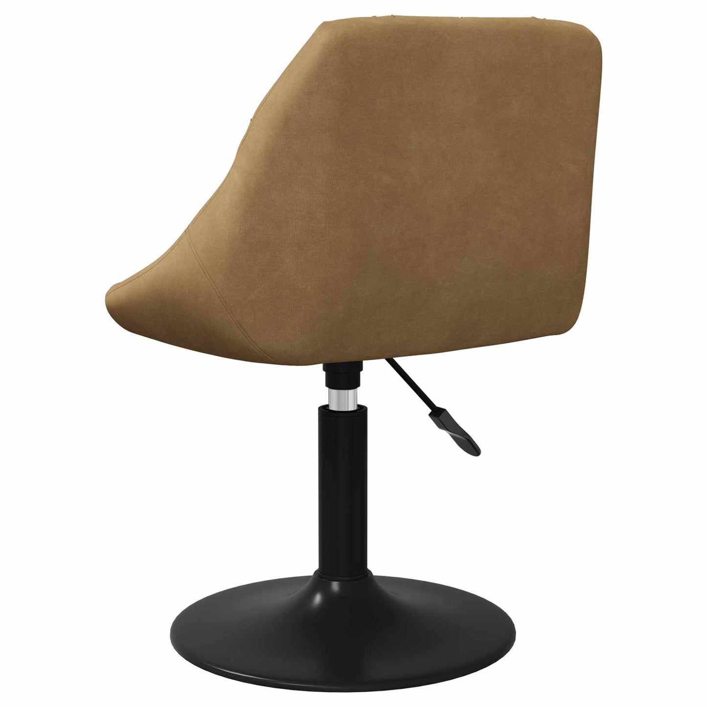 Swivel Dining Chairs 2 pcs Brown 46 x 44 x 77.5 cm Faux leather