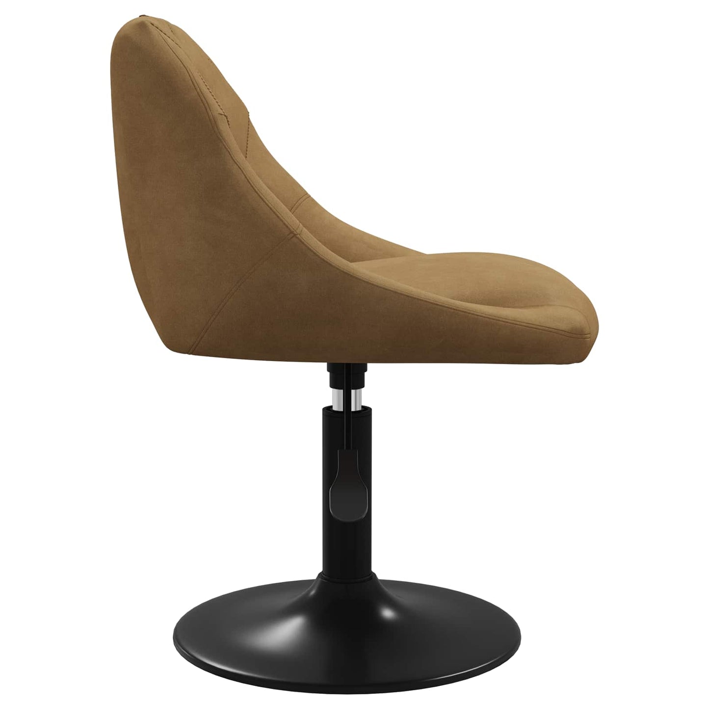 Swivel Dining Chairs 2 pcs Brown 46 x 44 x 77.5 cm Faux leather