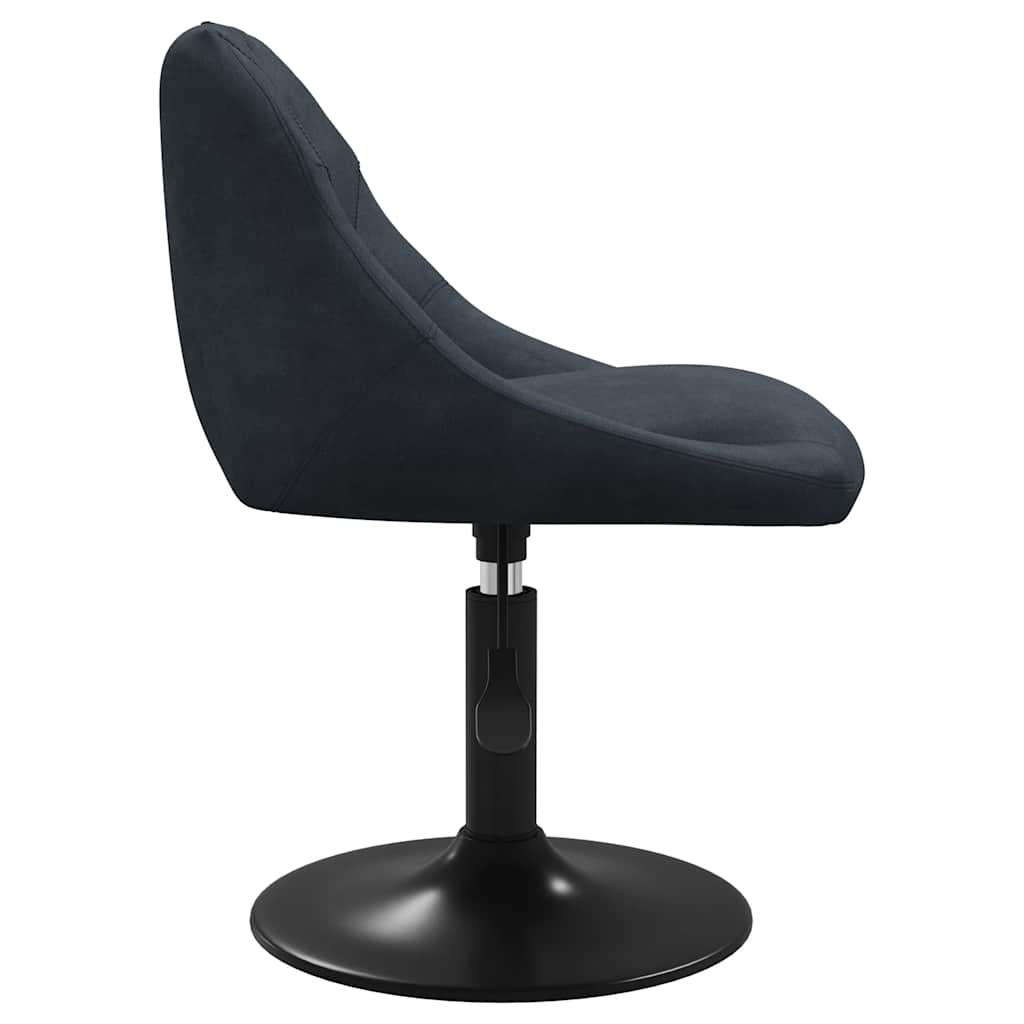 Swivel Dining Chairs 2 pcs Dark Grey Velvet