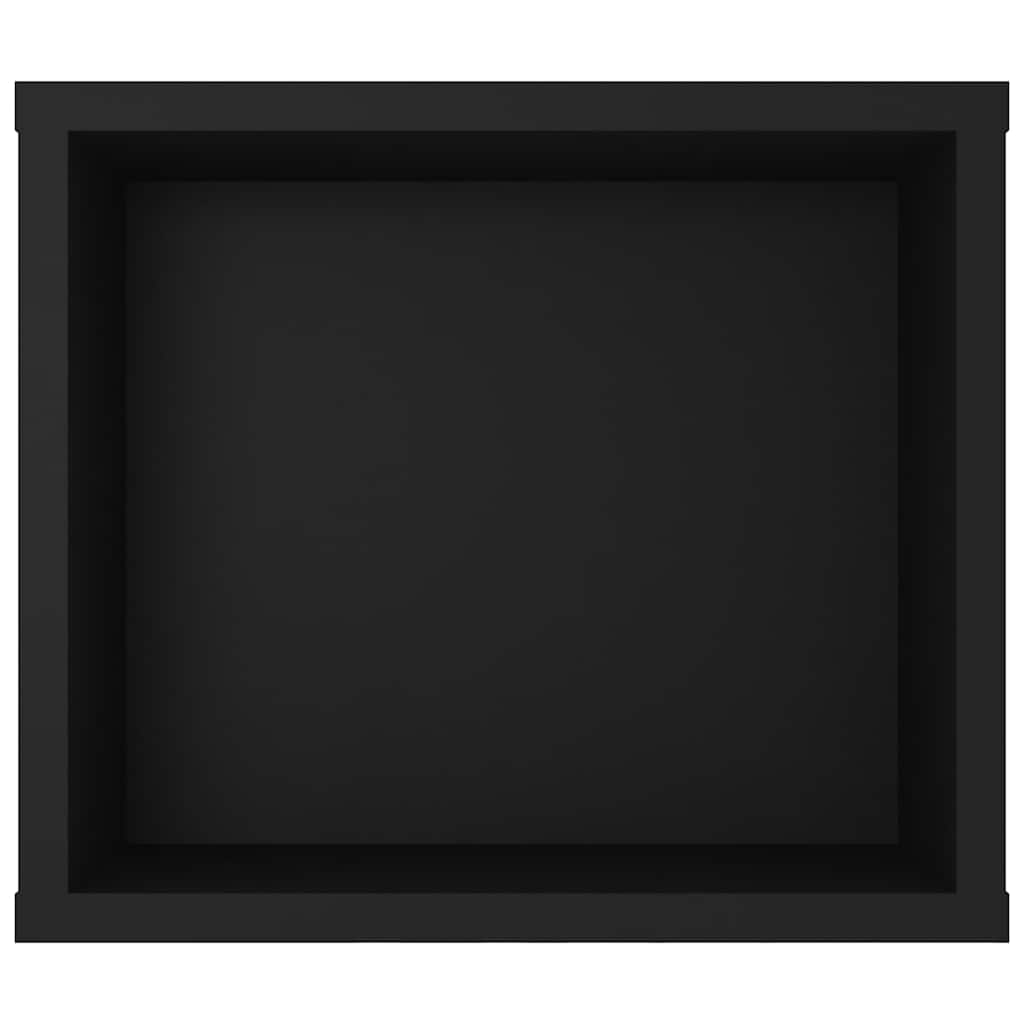 Hanging TV Cabinet Black 100x30x26.5 cm Engineered Wood