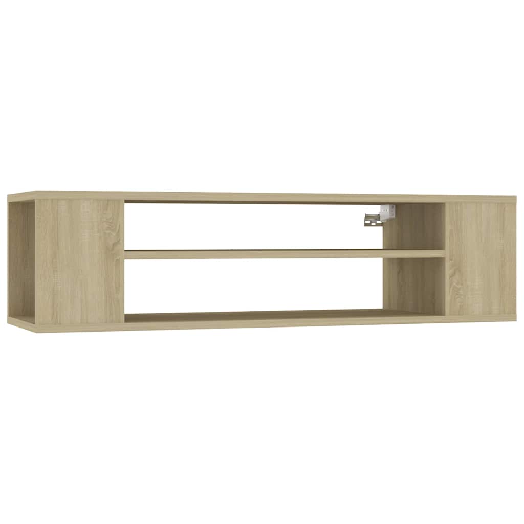 806232 vidaXL Hanging TV Cabinet Sonoma Oak 100x30x26,5 cm Engineered Wood