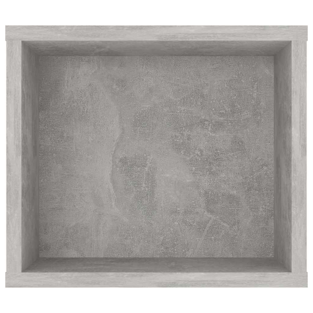 806233 vidaXL Hanging TV Cabinet Concrete Grey 100x30x26,5 cm Engineered Wood