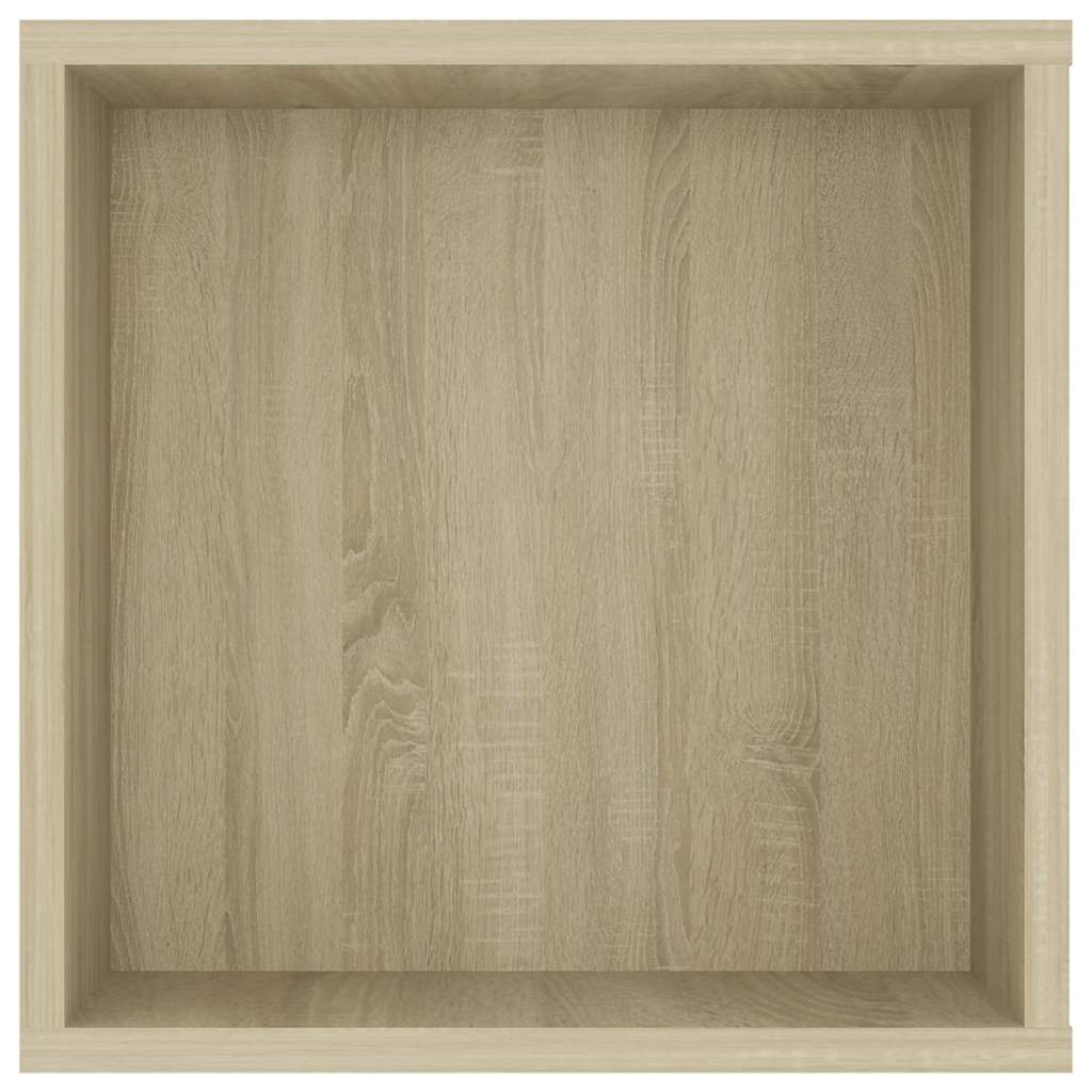 806241 vidaXL Wall-Mounted TV Cabinet Sonoma Oak 102x35x35 cm Engineered Wood
