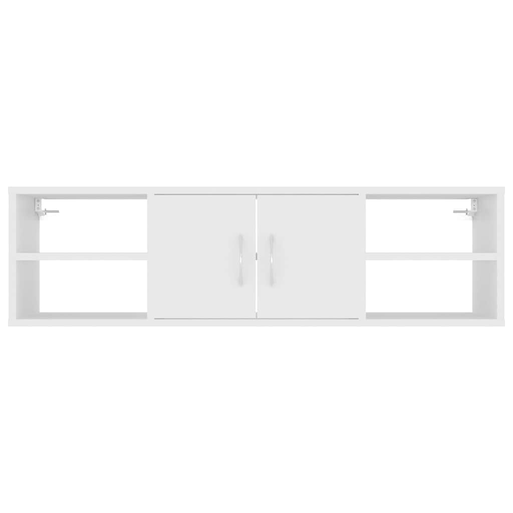 806256 vidaXL Wall Shelf White 102x30x29 cm Engineered Wood