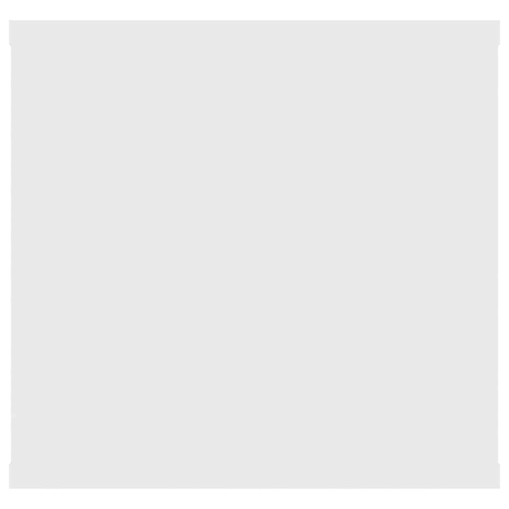806256 vidaXL Wall Shelf White 102x30x29 cm Engineered Wood