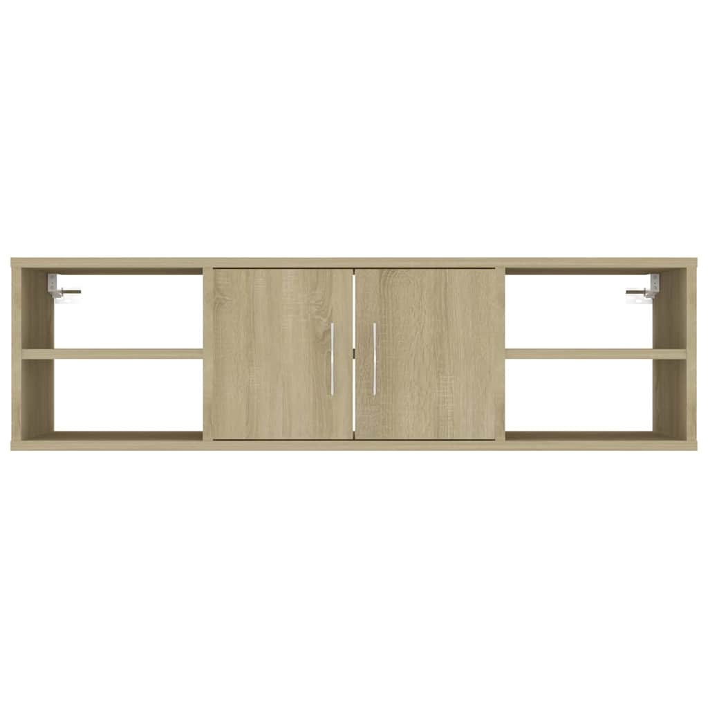 806259 vidaXL Wall Shelf Sonoma Oak 102x30x29 cm Engineered Wood