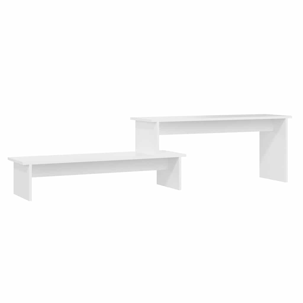 806265 vidaXL TV Cabinet White 180x30x43 cm Engineered Wood