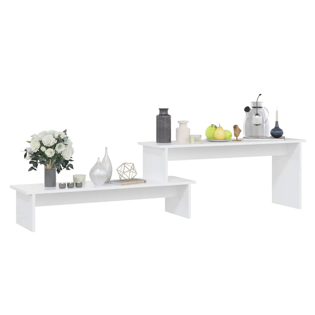806265 vidaXL TV Cabinet White 180x30x43 cm Engineered Wood