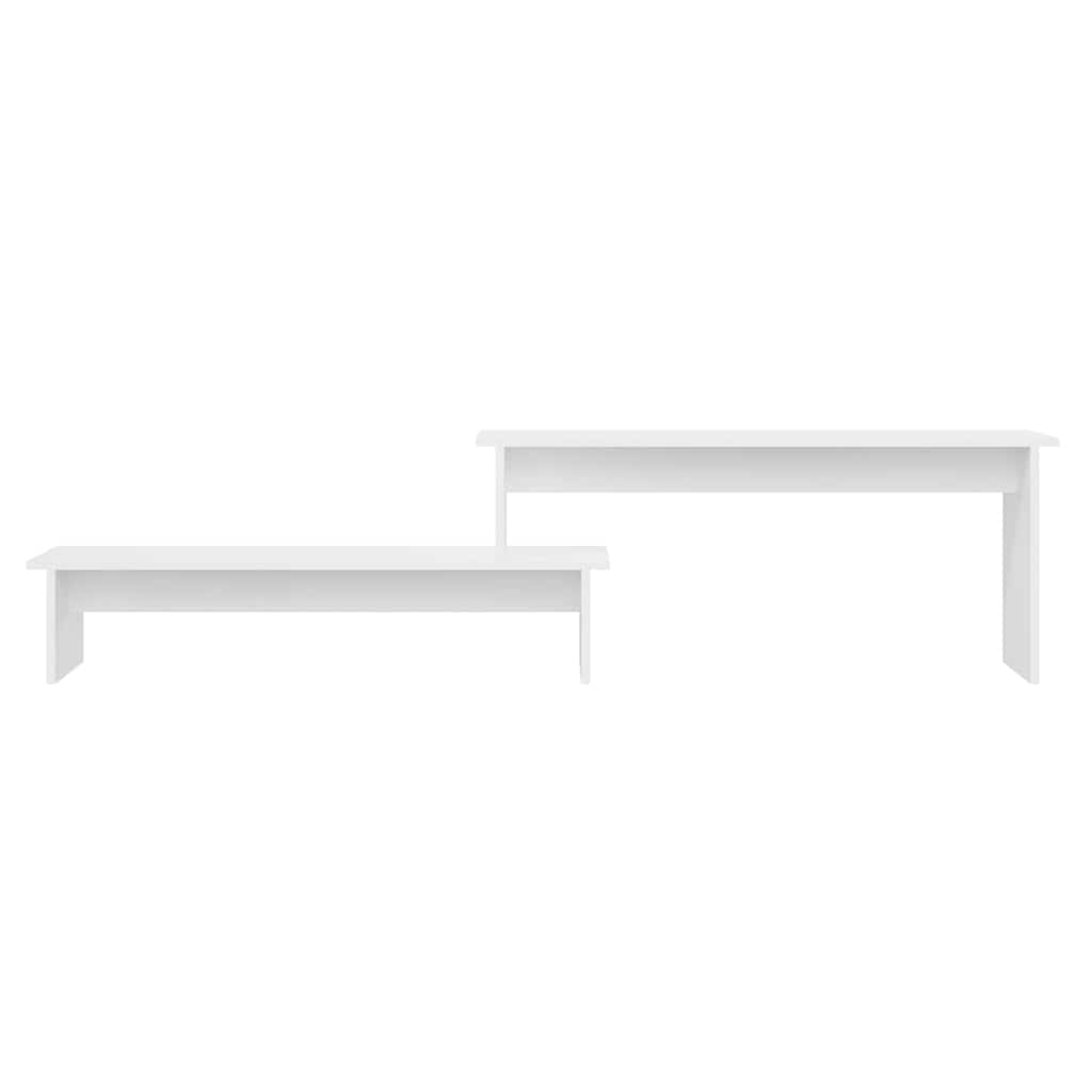 806265 vidaXL TV Cabinet White 180x30x43 cm Engineered Wood