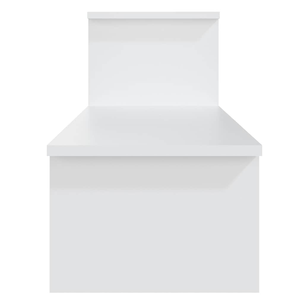 806265 vidaXL TV Cabinet White 180x30x43 cm Engineered Wood