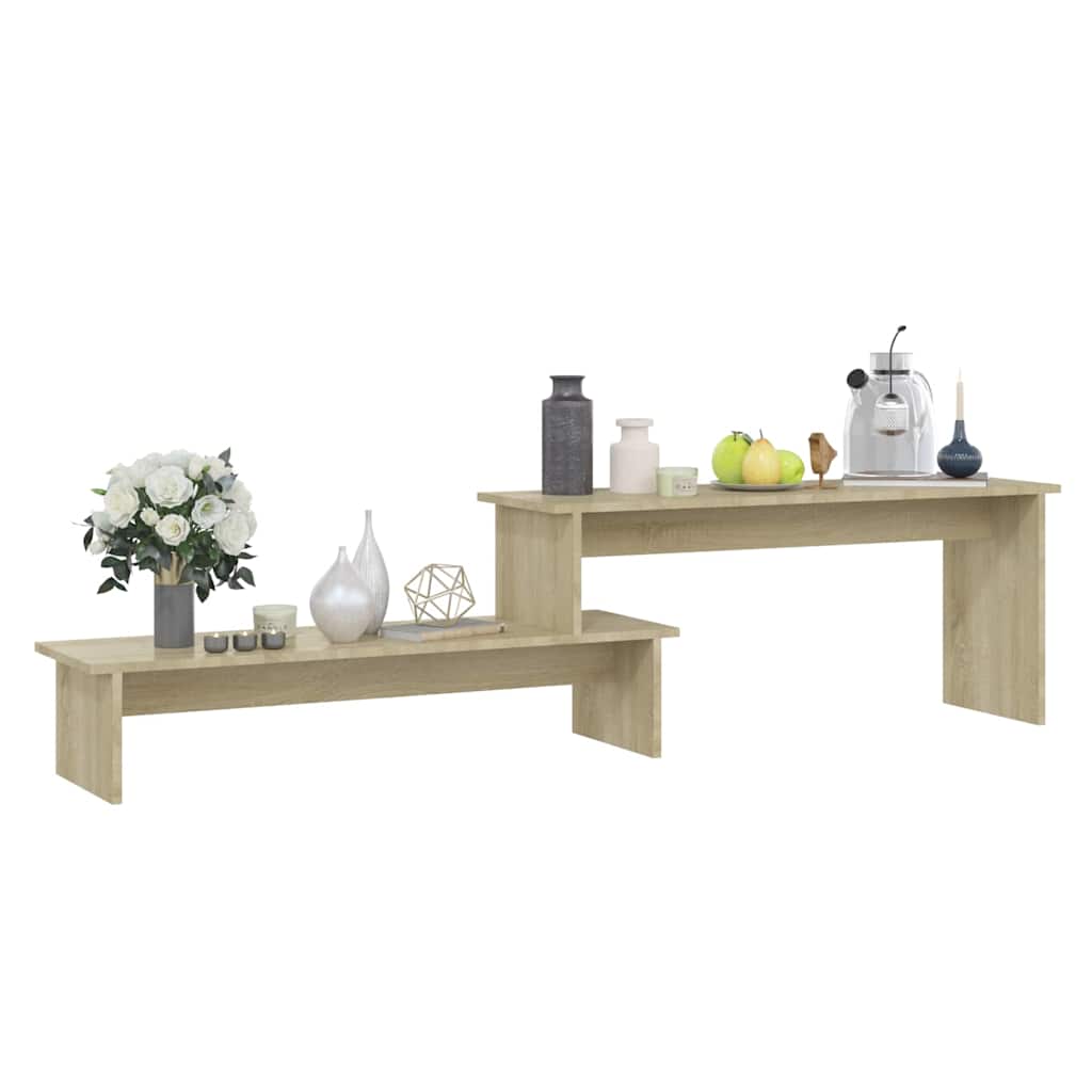 806268 vidaXL TV Cabinet Sonoma Oak 180x30x43 cm Engineered Wood