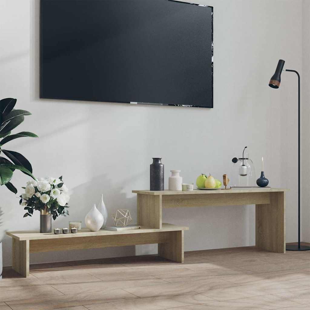 806268 vidaXL TV Cabinet Sonoma Oak 180x30x43 cm Engineered Wood