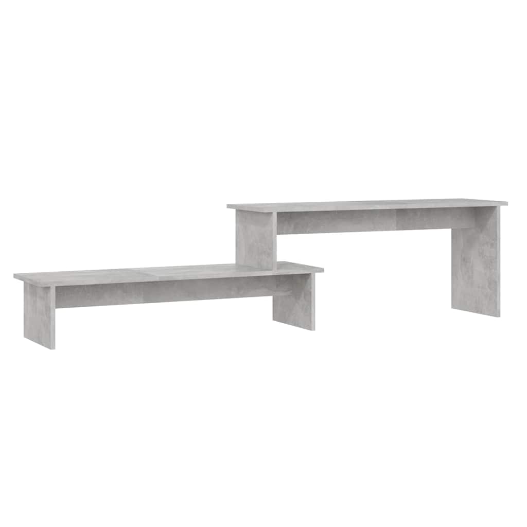 806269 vidaXL TV Cabinet Concrete Grey 180x30x43 cm Engineered Wood