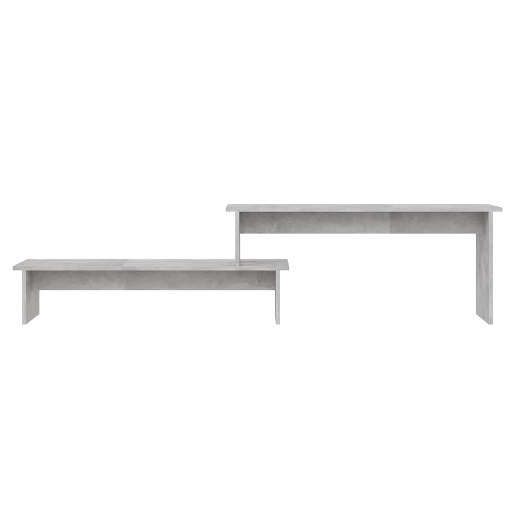 806269 vidaXL TV Cabinet Concrete Grey 180x30x43 cm Engineered Wood