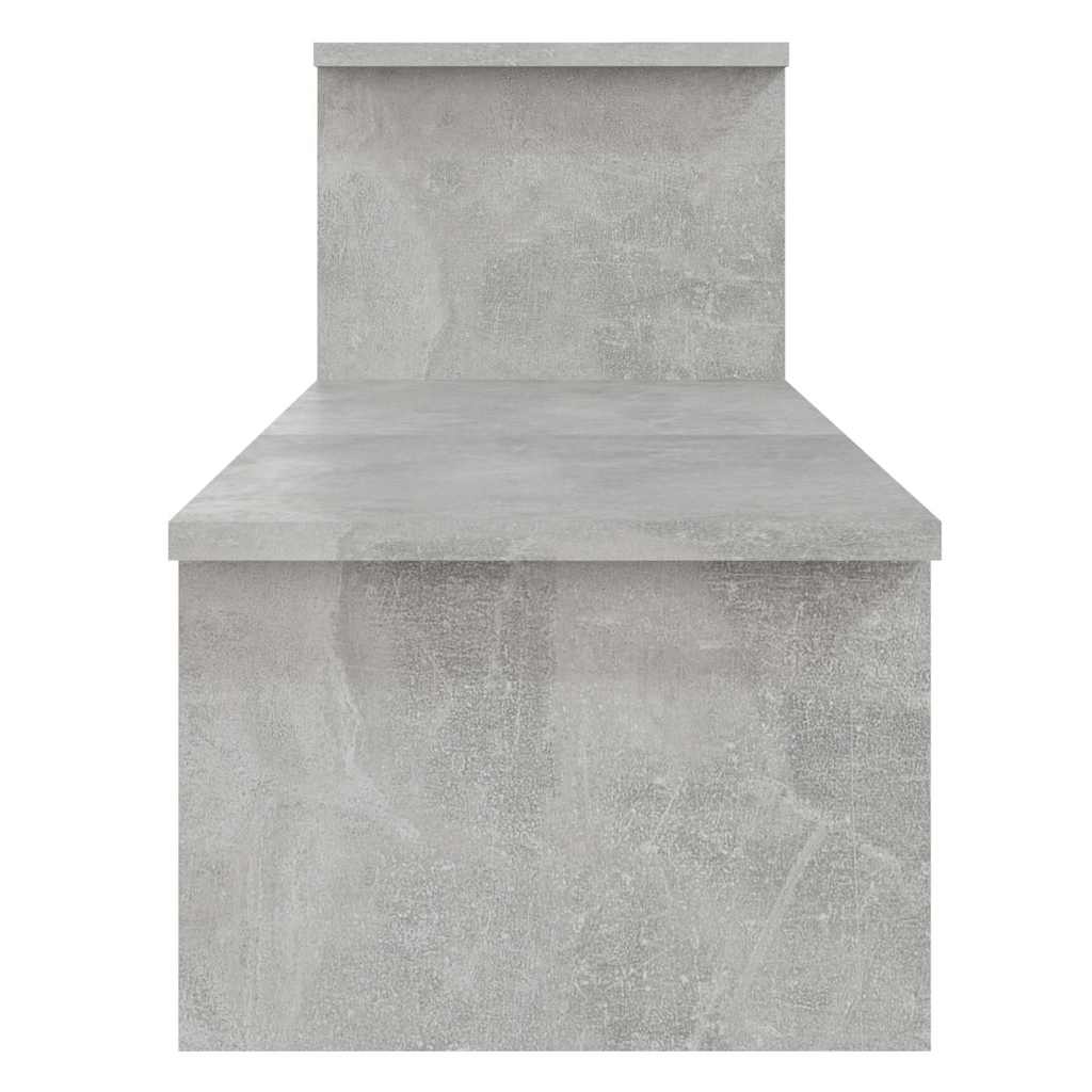 806269 vidaXL TV Cabinet Concrete Grey 180x30x43 cm Engineered Wood