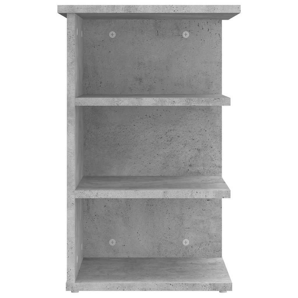 806278 vidaXL Side Cabinet Concrete Grey 35x35x55 cm Engineered Wood