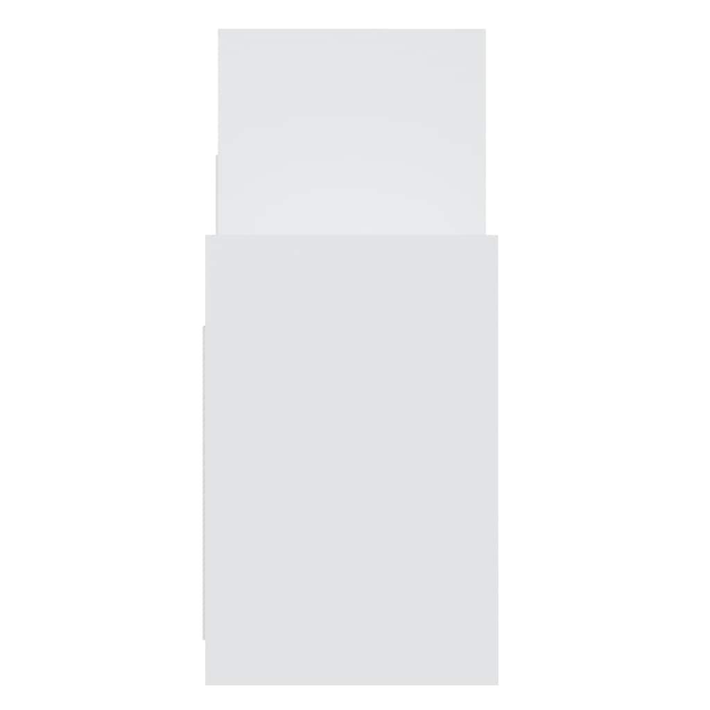 806283 vidaXL Side Cabinet White 60x26x60 cm Engineered Wood
