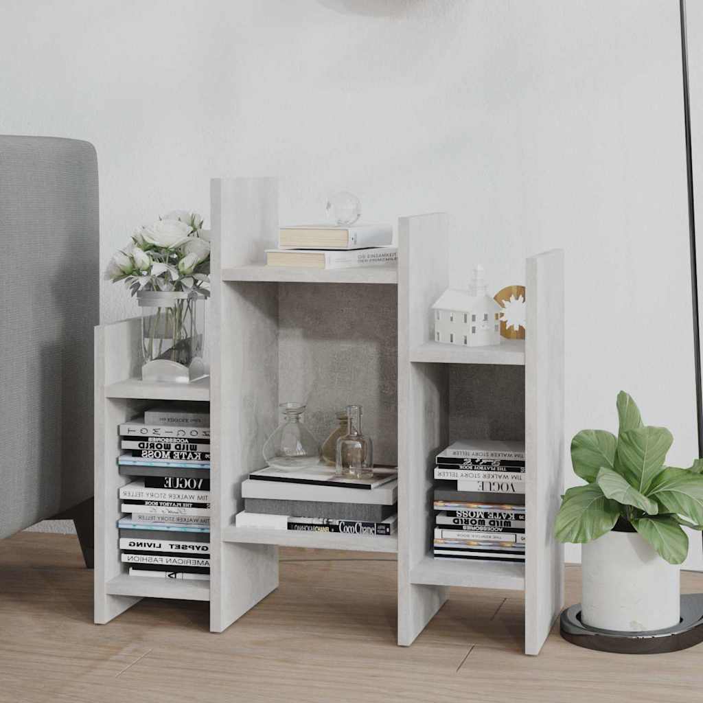 806287 vidaXL Side Cabinet Concrete Grey 60x26x60 cm Engineered Wood