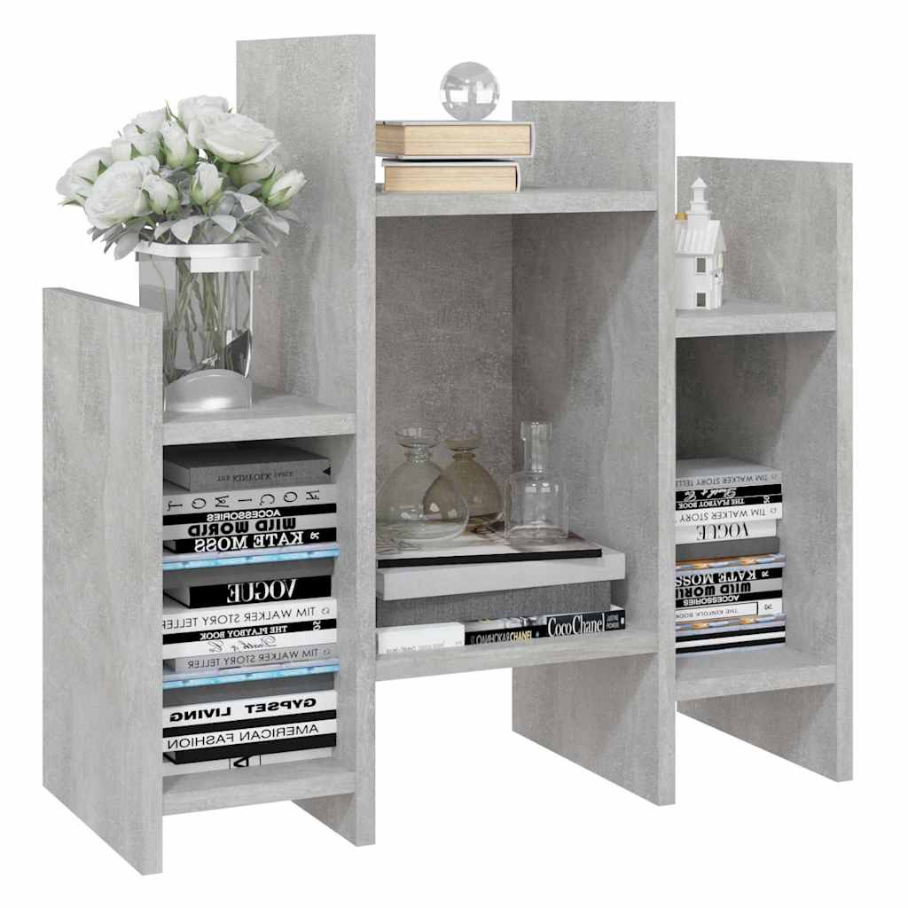 806287 vidaXL Side Cabinet Concrete Grey 60x26x60 cm Engineered Wood