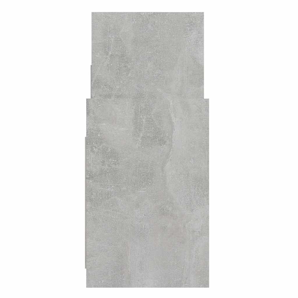 806287 vidaXL Side Cabinet Concrete Grey 60x26x60 cm Engineered Wood