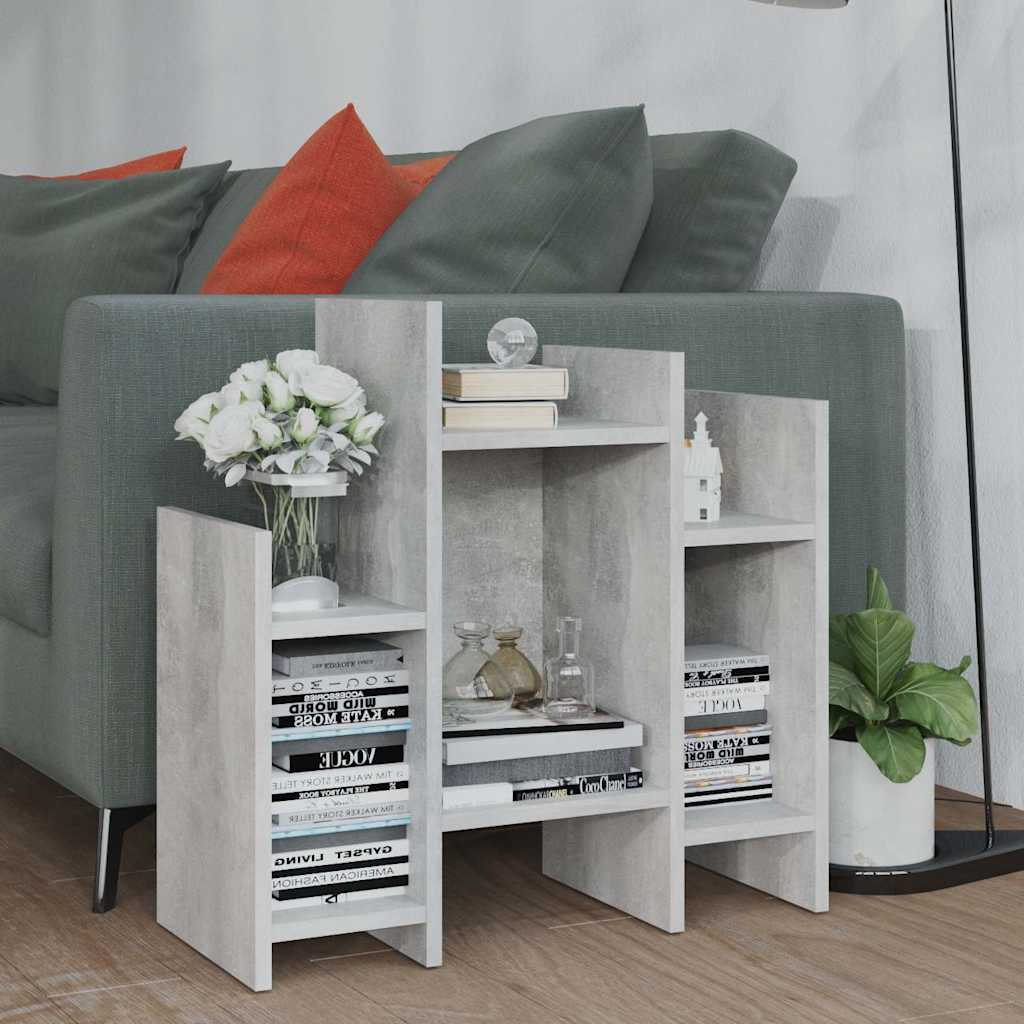 806287 vidaXL Side Cabinet Concrete Grey 60x26x60 cm Engineered Wood