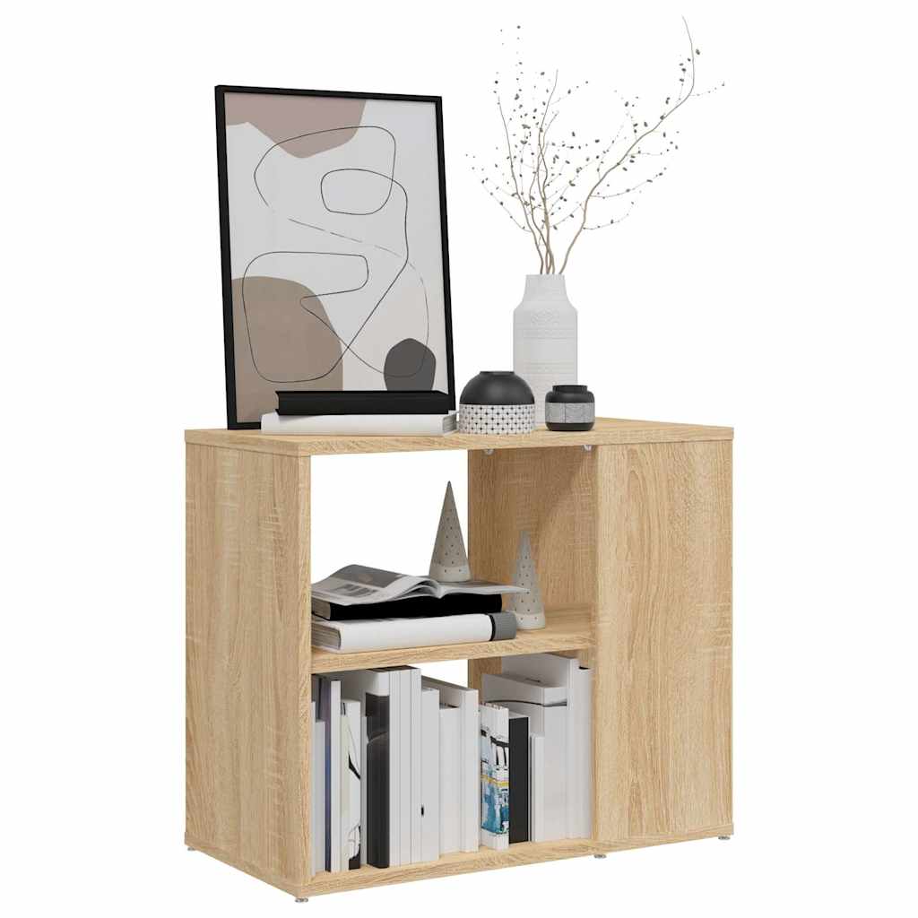 806304 vidaXL Side Cabinet Sonoma Oak 60x30x50 cm Engineered Wood