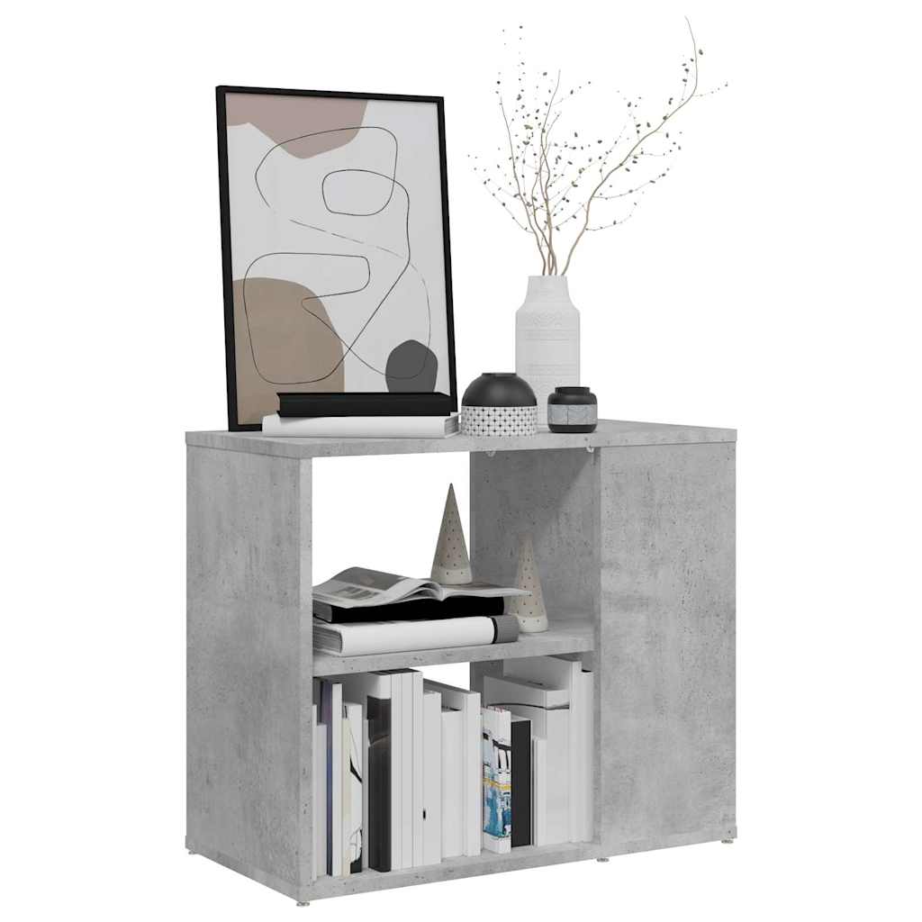 806305 vidaXL Side Cabinet Concrete Grey 60x30x50 cm Engineered Wood