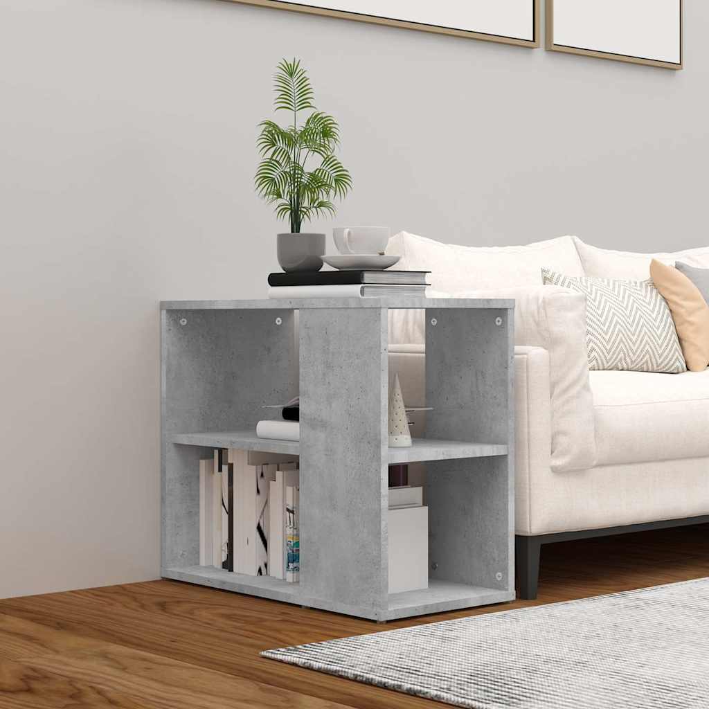 806305 vidaXL Side Cabinet Concrete Grey 60x30x50 cm Engineered Wood