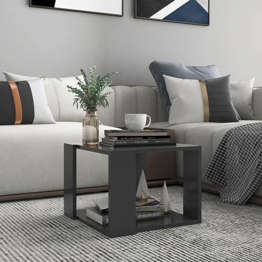 vidaXL Coffee Table Grey 40x40x30 cm Engineered Wood