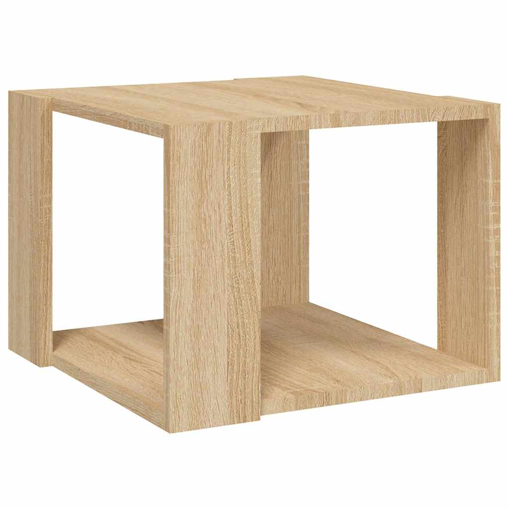 806313 vidaXL Coffee Table Sonoma Oak 40x40x30 cm Engineered Wood