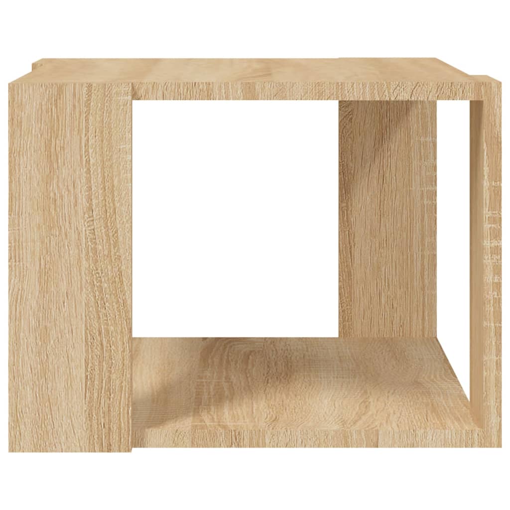 806313 vidaXL Coffee Table Sonoma Oak 40x40x30 cm Engineered Wood